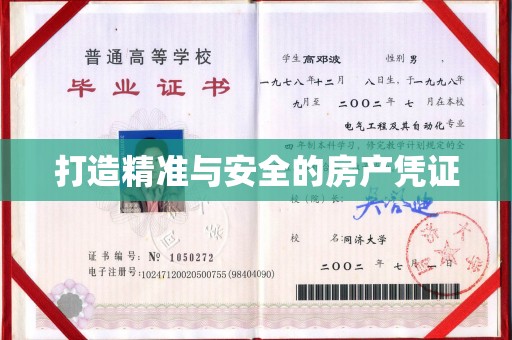 遂宁打造精准与安全的房产凭证